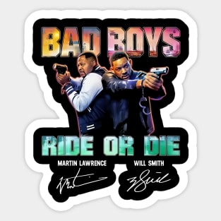 Bad Boys Ride Or Die Martin Lawrence Will Smith Sticker